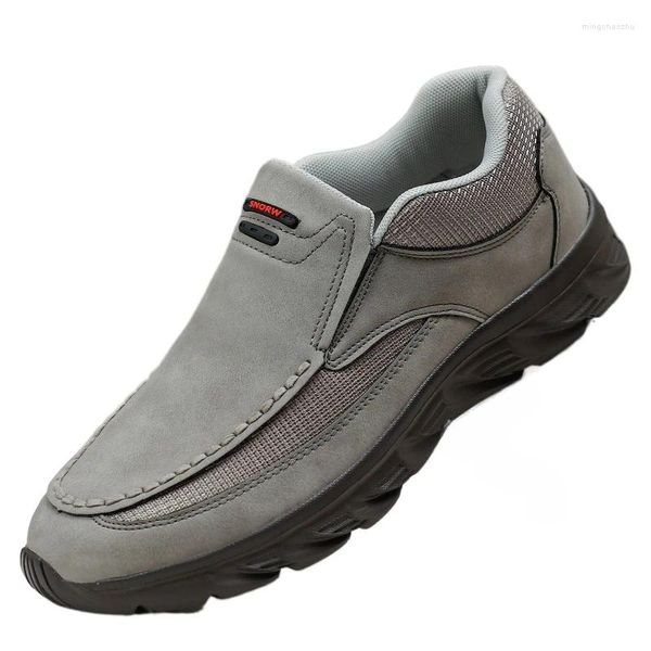 Zapatos informales Los mocasines de hombres se deslizan para zapatillas de deporte para caminar cómodas calzado de negocios masculino calzado