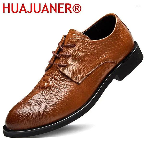 Chaussures décontractées hommes oxfords robe formelle britannique de haute qualité mâle mâle en cuir mots de chaussures Big Size 38-48