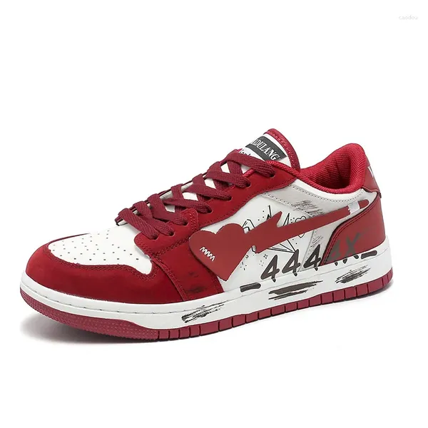 Chaussures décontractées pour hommes et femmes Retro Graffiti Sports confortables Coupages polyvalents confortables