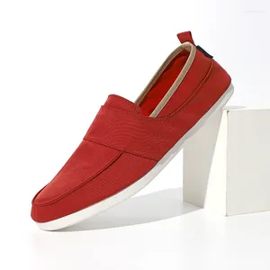 Casual schoenen heren canvas lichtgewicht veelzijdige trendy en stijlvolle eenvoudige fit schoenloafers mannen voor