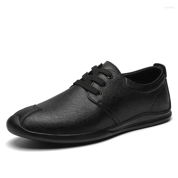 Zapatos casuales de vaca para hombres de cuero dividido para hombres calzadas oxford para 2024 planos de diseñador vestidos formales de boda calzado macho