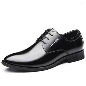 Chaussures décontractées en cuir pour hommes, robe formelle pour adultes, bureau, homme d'affaires, marié, chaussures de mariage
