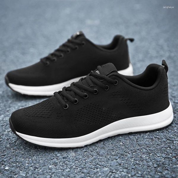 Zapatos Casuales Hombres Luz Moda Gris Deportes Al Aire Libre Cómodo Transpirable Otoño Negro Correr Gran Tamaño Superficie De Malla Tendencia