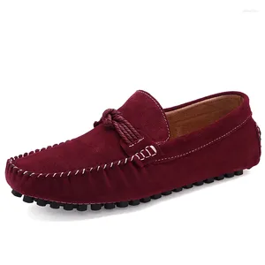 Chaussures décontractées Locons pour hommes Gommino Driving Moccasins Penny Loafer Flats Spring Low-Top Sleede Slip on Laisure Male Light Handmade