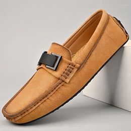 Chaussures décontractées Locs pour hommes Men de cuir Slip-ons Moasines Hombre Mocassini Uomo Mocassim masculino Big Size 47 48 49