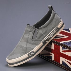 Chaussures décontractées printemps masculin 2024 Locages Joker Low Aidé aidé le Mail de sac en toile vulcanisé en bas de fond doux respirant