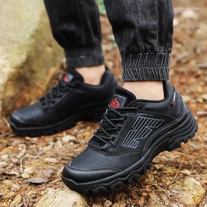 Chaussures décontractées pour hommes baskets lacets up Anti-Skid Mountain Randing Boots Corde élastique résistante à l'eau pour le sport