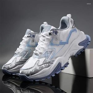 Zapatos informales para hombre, zapatillas de deporte para exteriores, deportes de calle, moda para correr, aumento de altura, absorción, zapatillas de tenis masculinas