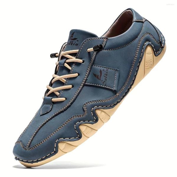 Chaussures décontractées hommes Pênes de mode d'été Softs et confortables cordonniers plats de la randonnée à l'extérieur des ssneakers