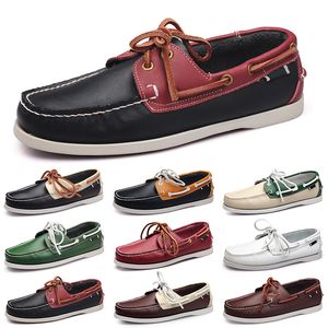 Zapatos casuales hombres blanco ocio barato platas taupe dlives marrón grises rojo verde caminando bajos suave multi cuero para hombre zapatilla de deporte al aire libre entrenador