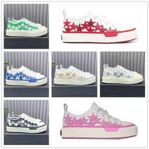 Chaussures décontractées hommes Femmes Designer Sneaker Lace Up Stars Toile Lacet Lace Up Fashion Blanc Blanc Rose Rose Rose bleu bleu Dark Grey Grey Platform Platform Trainers Sports Sneakers Sports