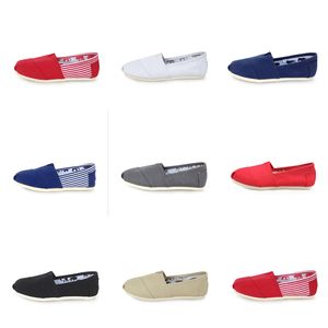 Chaussures décontractées hommes femmes GAI rouge bleu blanc léger marche respirant blacklifestyle baskets toile chaussures quatre