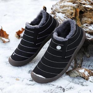 Zapatos informales Hombres para mujeres Mocos de algodón de algodón de invierno