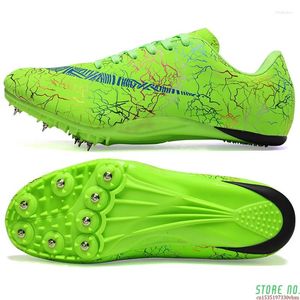 Zapatos casuales hombres mujeres spikes sprint profesional de atletismo profesional para niñas para niños corriendo con zapatillas de deporte