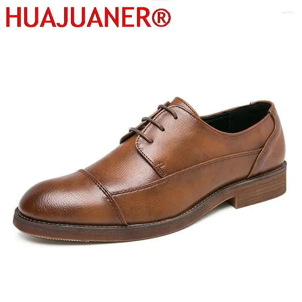 Zapatos casuales moda para hombres de cuero formal