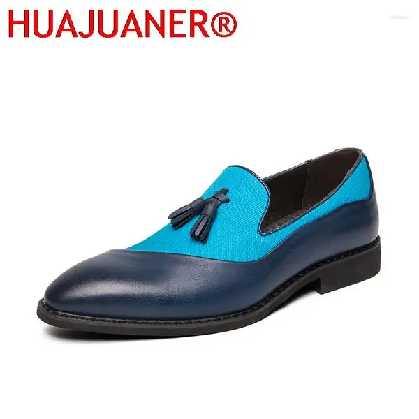 Chaussures décontractées pour hommes modes de robe formelle Club de mode Men de loisirs Antisiskid Slip on Prom Evening Long Robes Plus taille 38-48