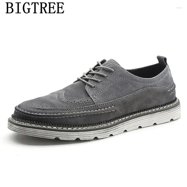 Zapatos Casuales Brogues De Cuero Genuino Para Hombre Zapatillas De Deporte De Invierno Diseñador Coiffeur Erkek Ayakkabi