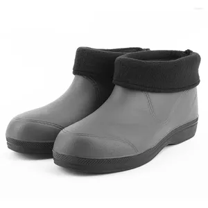 Casual schoenen Heren Olie-Proof Keuken Niet-slip Waterdichte Chef Unisex Slip op Winter Safety Work met Fur Plus Maat 48