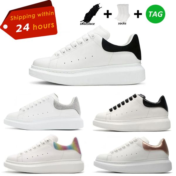 Zapatos casuales para hombres zapatos para el aire al aire libre 2024S Venta caliente de zapatillas de lujo de cuero puro altura de color creciente plateado plateado de gamuza negra paris tamaño azul 36-45