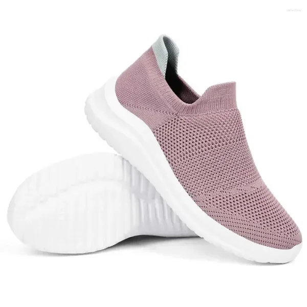 Zapatos casuales sin deslizamiento número 42 marca deportiva vulcanize sneakers mujer 2024 mueve práctica gordos visitantes retro Zapato