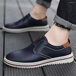 Casual schoenen Normaal lederen ronde neus zomer heren sneakers tennismaat 46 voor mannen zwarte sportleven topanky vakantie