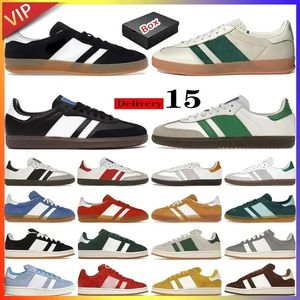 Chaussures décontractées og végétalien pour hommes Femme Designer Trainers Cloud White Core Black BONNERS Collegiate Green Gum Outdoor Flat Sports Sneakers