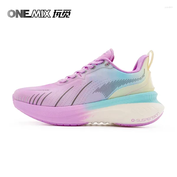 Chaussures décontractées Onemix 2024 Running Running Women Femme Fall Fall Hiver Runners Lace-up Jump Rope Dance Sneakers extérieurs non glissants