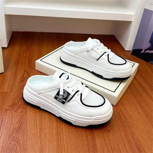 Casual schoenen Open Back Platform Sneakers Luxe flats voor dames High Brand Girls Sport 4yrs tot 12 jaar Styling Super Sale Top Kwaliteit