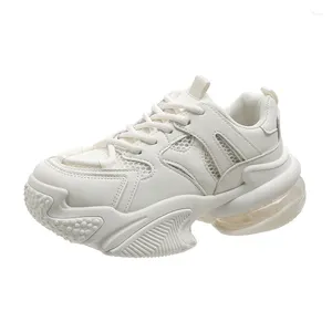 Casual Schoenen Open Net Papa Dames 2024 Kleine Dikke Zool Roze Straat Veelzijdig Online Rood Sport Zapatos Tenis