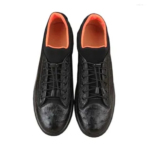 Chaussures décontractées ourui cuir mâle masculin mascu-up authentique homme plat masculin