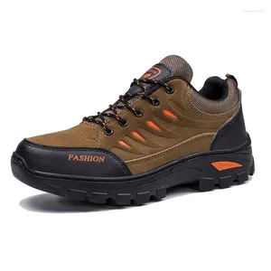 Chaussures décontractées Randonnée extérieure Trekking Mountain Sports pour hommes Camping Hunting Walking Shoe Breashing Amortinement Amortinement Nons galets Sneakers
