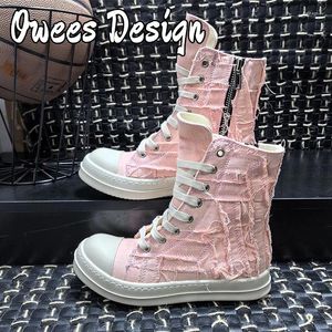 Chaussures décontractées Owees Design Men Top Quality Men's Sneakers Vulcanisé Femmes Sport Male Fashion Punk Style