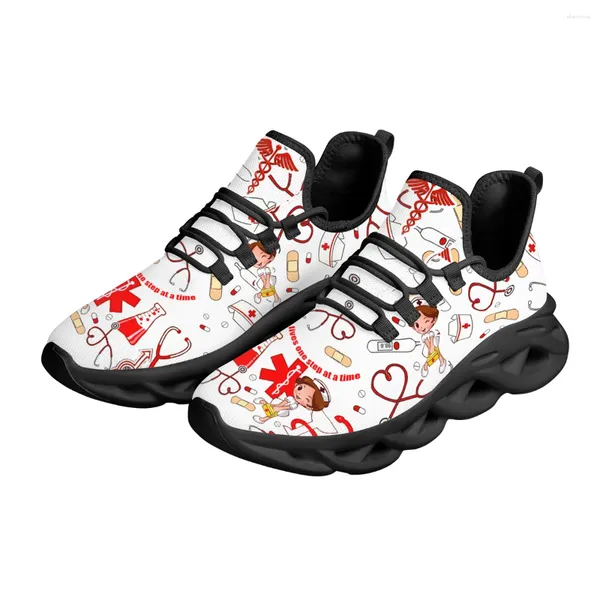 Chaussures décontractées Supplies Personnalisés baskets à motifs de conception de battements de cœur Lacet Up personnalisés de voyage d'hiver personnalisés