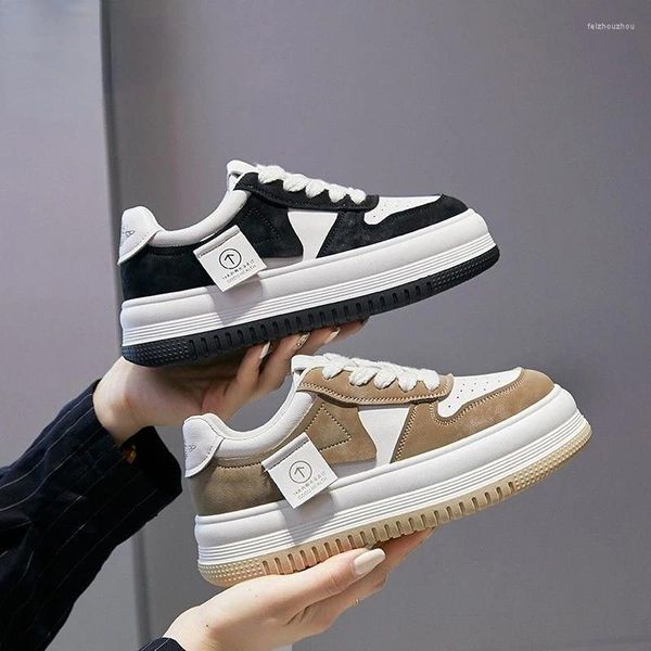 Casual Shoes Platform Sports Sports Sneakers Flats Vintage Chunky Vulcanize Harajuku 2024 Spring Tennis Femenino