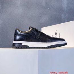 Chaussures décontractées Playtime Scritto Baskets en cuir Berlut's nouvelles chaussures de sport à motifs de couleur pour hommes chaussures décontractées en cuir de veau expédiées sous 15 jours HBD1