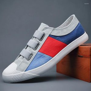 Zapatos informales Plug Size38-46 de lona para hombre, zapatillas de deporte ligeras y transpirables a juego de colores a la moda para hombre 9328