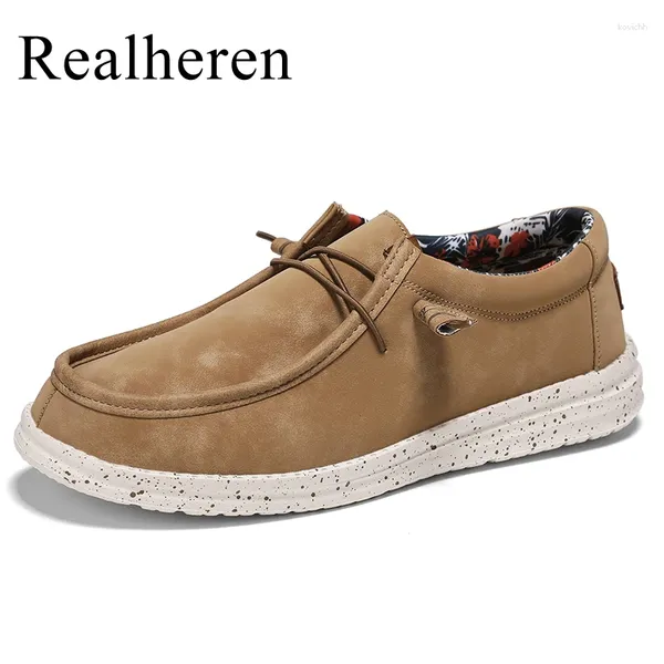 Zapatos informales para hombre, mocasines de piel sintética de talla grande 50 51, mocasines sin cordones para hombre, impermeables, ligeros, tendencia 2024