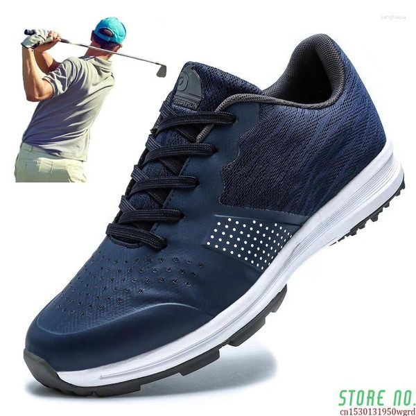 Zapatos casuales de golf profesional para hombres entrenadores deportivos al aire libre impermeables para hombres gran tamaño de primavera de verano zapatillas