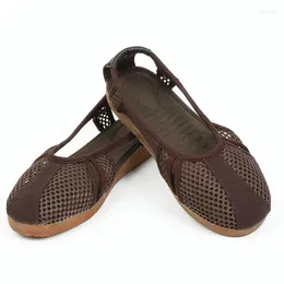 Casual schoenen Promotie Zomer Boeddhistische Zen Lay Sandals Boeddha Shaolin Monk Wushu Lohan Arhat Geel/Gray/Coffee