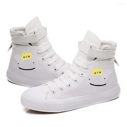 Chaussures décontractées Ranboo Canvas Dream Merch Cosplay Men Femmes Femmes confortables High-Top Breathable Localiers Sport Sneaker Tenues