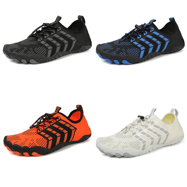 Chaussures décontractées Drainage rapide Chaussures de plage hommes respirants blanc noir gris bleu extérieur pour tous les terrains pour hommes baskets de mode baskets confortables