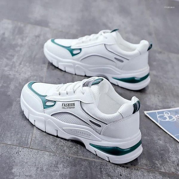Chaussures décontractées Running Sports-Shoes Breaspier Femme Sneakers 2024 Hauteur augmentant Plateforme de jogging Outdoor Jogging Tennis