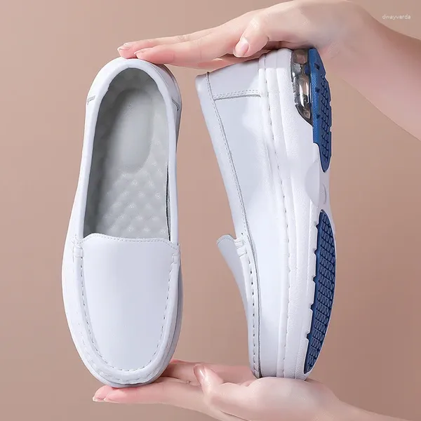Automne de chaussures décontractées Automne en bas de fond doux Small White Blanc Air Air Cushion Aménagement