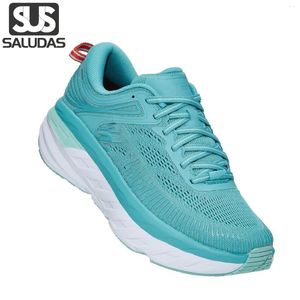 Chaussures décontractées Saludas Bondi 7 Femmes Men Trail Running Lightweight confortable Fitness Fitness Sneakers Road Jogging