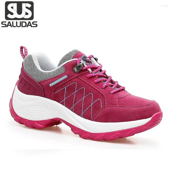 Zapatos Casuales SALUDAS Zapato para Correr para Mujer Suela Gruesa Jungle Adventure Antideslizante Resistente al Desgaste Senderismo Zapatilla Transpirable portátil