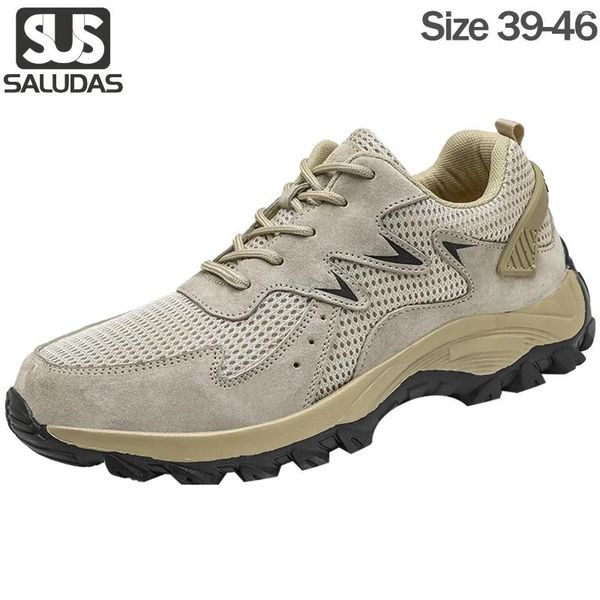 Chaussures décontractées SALUDAS Homme Trail Running Aventure Camping Trekking Randonnée en plein air Légères Extensibles Antidérapantes Pour Marche