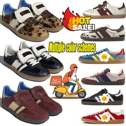 Chaussures décontractées baskets léopard végétalien pour hommes Trainers Cloud blanc mystère marron noyau noir blanc gum gums gums BONNER VENTE HOT