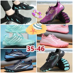 Chaussures décontractées Sandale Chaussures d'eau Mans Womans Beach Aqua Shoes Séchage rapide Pieds nus Randonnée en amont Parent-Enfant Wading Baskets Natation EUR 35-46