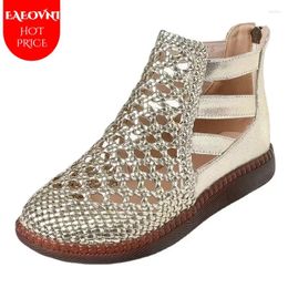 Chaussures décontractées Sandales Femmes Été Round Sole épaisse creux pour le confort orthopédique Femme Zapatos de Mujer