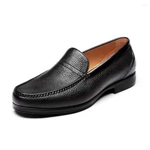Chaussures décontractées Shachi 2024 hommes peau de cerf en cuir véritable visage souple hommes d'affaires loisirs hommes